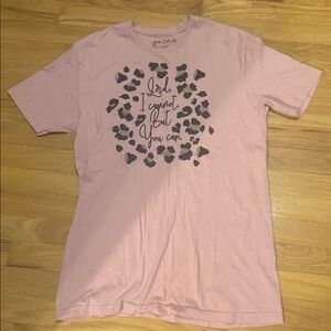 Love & Faith Pink Short Sleeve Tee